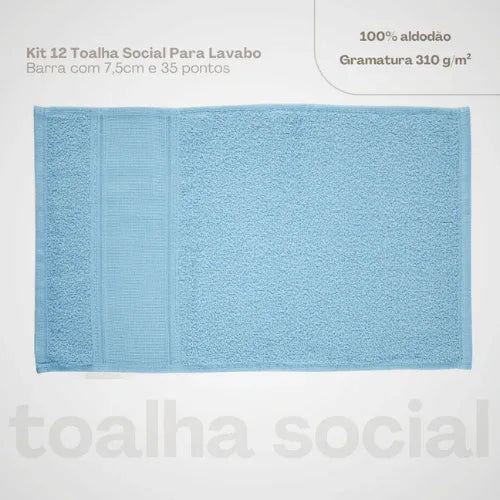 Toalha Social Rosier Nevado - Linhas & Lares