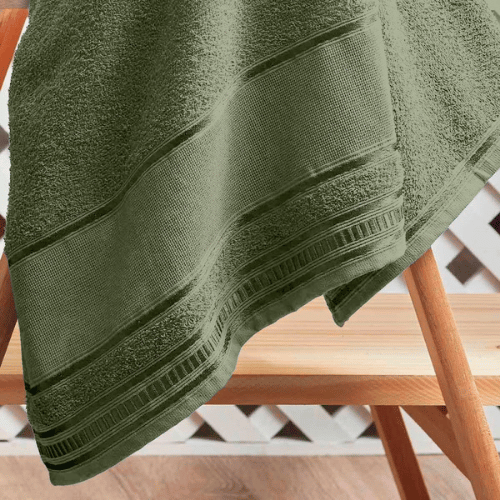 Jogo de Toalhas Premium | Verde Oliva