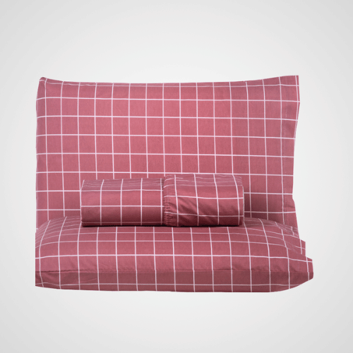 Jogo de Lençol Trama | 200 Fios | Casal | Magenta