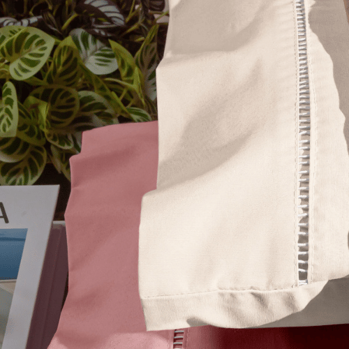 Par de Fronhas Marbella | Areia