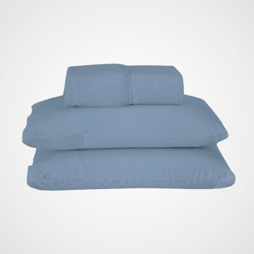 Jogo de Lençol Pure Day | Percal 180 Fios | King  | Azul Petróleo