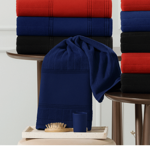 Kit Toalha de Lavabo Bellarte | Onix, Carmim e Oceano