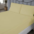 Jogo de Lençol Pure Day | Percal 180 Fios | Queen | Amarelo