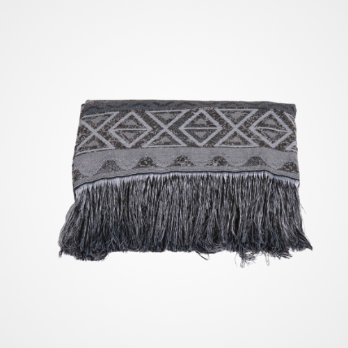 Manta Tessela | Cinza Geométrico