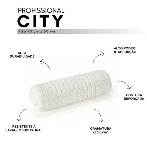 Toalha de Piso City - Linhas & Lares