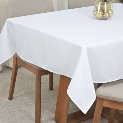 Toalha de Mesa Classic Noel | Branca | 4 à 8 Lugares