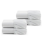 Kit 4 Pçs Lençol Avulso com Elástico Premium | Solteiro - Linhas & Lares