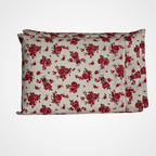 Par De Fronhas Esmeralda | 150 Fios | 100% Algodão | Vermelho