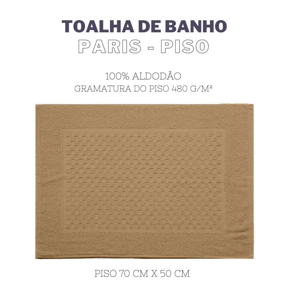 Jogo de Banho Paris | 400g/m2 | Kit 5 Peças | Avelâ