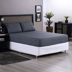 Jogo de Lençol Trama | 200 Fios | Queen | Grafite