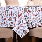 Toalha de Mesa Magia Natalina | 4 à 8 Lugares