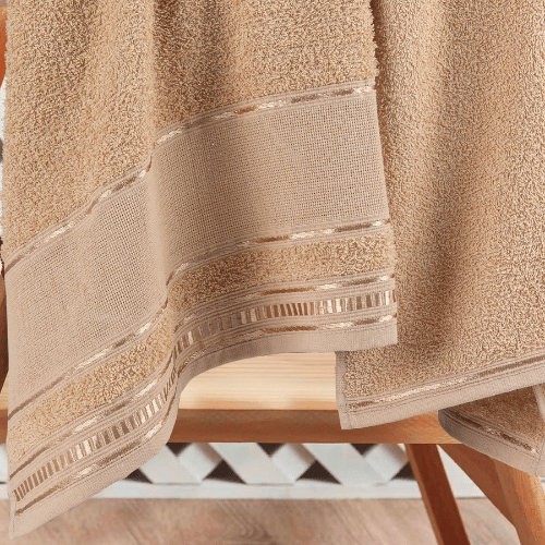 Jogo de Toalhas Premium | Bege Camurça
