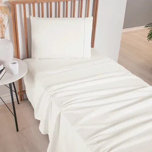 Jogo de Lençol 3 Pçs | 300 Fios | Solteiro | Palha - Linhas & Lares