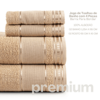Jogo de Toalhas Premium | Bege Camurça