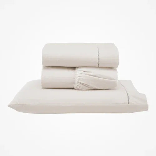 Jogo de Lençol 3 Pçs | 300 Fios | Solteiro | Palha - Linhas & Lares