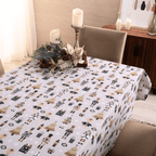 Toalha de Mesa Canto de Natal | 4 à 8 Lugares