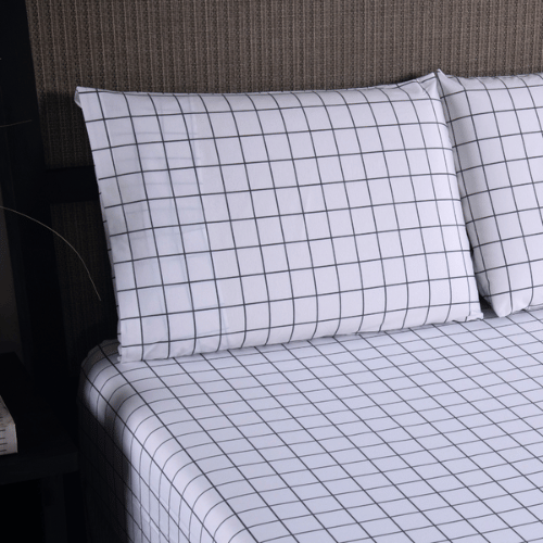 Jogo de Lençol Trama | 200 Fios | Queen | Cinza