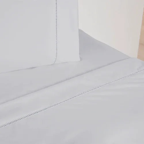 Jogo de Lençol 3 Pçs | 300 Fios | Solteiro | Cinza - Linhas & Lares