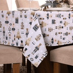 Toalha de Mesa Canto de Natal | 4 à 8 Lugares