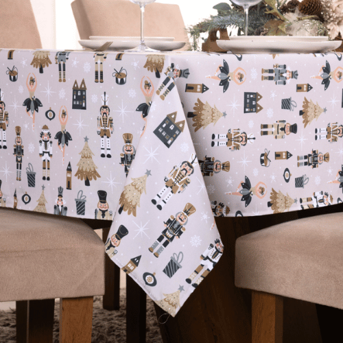 Toalha de Mesa Canto de Natal | 4 à 8 Lugares