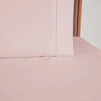 Jogo de Lençol Simples 2 Pçs com Elástico | 300 Fios | Solteiro | Rosê - Linhas & Lares