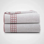 Praia e Piscina Georgia | Kit com 2 | Bordô - Linhas & Lares