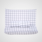 Jogo de Lençol Trama | 200 Fios | Queen | Cinza