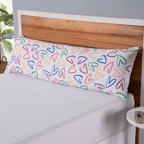 Fronha Travesseiro de Corpo Love | sem Aba | com Zíper - Linhas & Lares