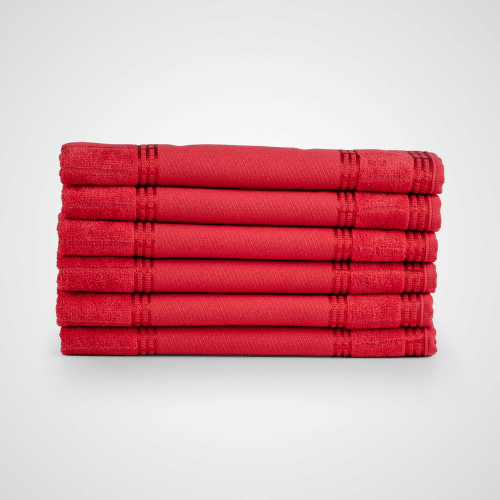 Kit Toalha de Lavabo Bellarte Carmim