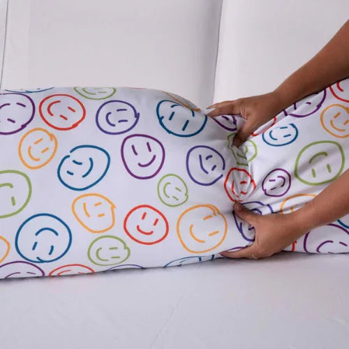 Fronha Travesseiro de Corpo Smile | sem Aba | com Zíper - Linhas & Lares