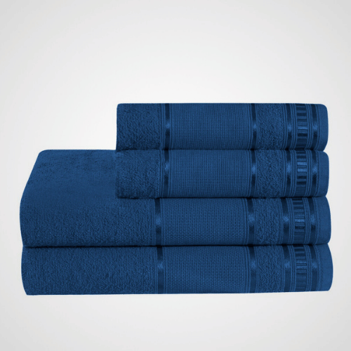 Jogo de Toalhas Premium | Azul Marinho