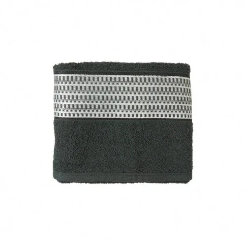 Toalha de Banho Daily - Preto - Linhas & Lares