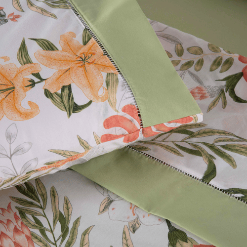 Jogo de Lençol Folhas de Verona | Queen