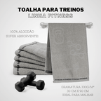 Kit Toalha Fitness SportFlex Grafite