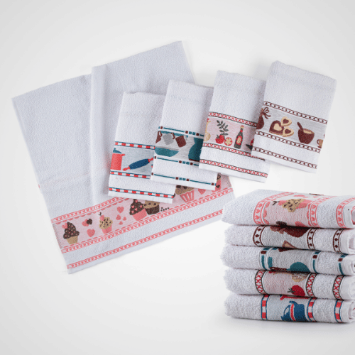 Kit 10 Panos de Copa Trendy Felpudo