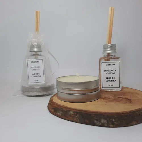 Kit Luz e Aroma | Alecrim - Linhas & Lares
