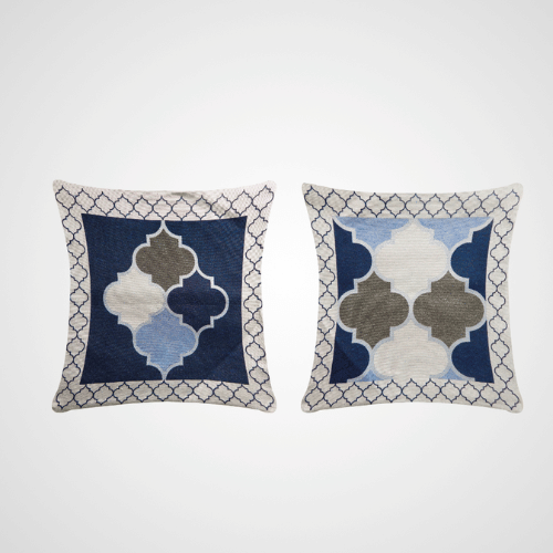 Par Capa de Almofada Grécia | Azul