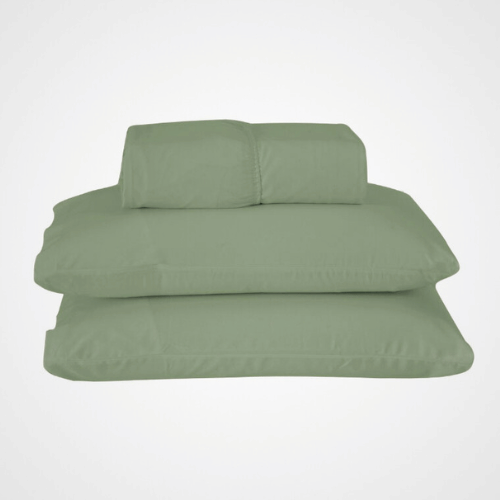 Jogo de Lençol Pure Day | Percal 180 Fios | Casal | Verde