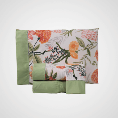 Jogo de Lençol Folhas de Verona | Casal