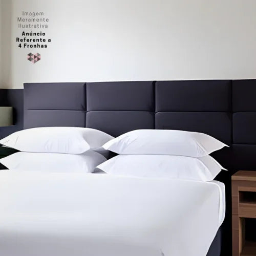 Kit 4 Fronhas Premium sem Aba - Linhas & Lares