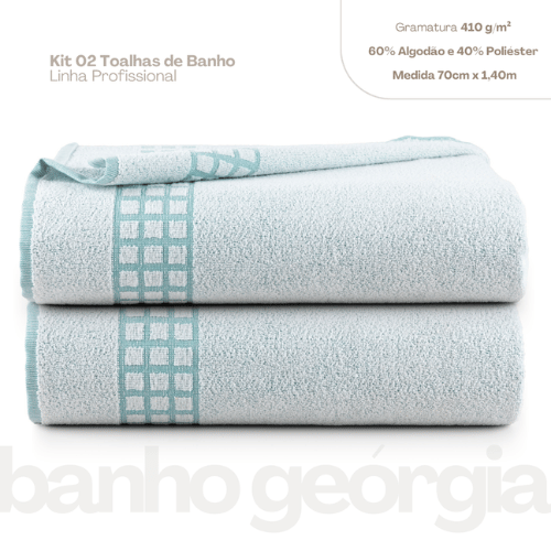 Praia e Piscina Georgia | Kit com 2 | Verde