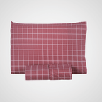 Jogo de Lençol Trama | 200 Fios | Solteiro | Magenta