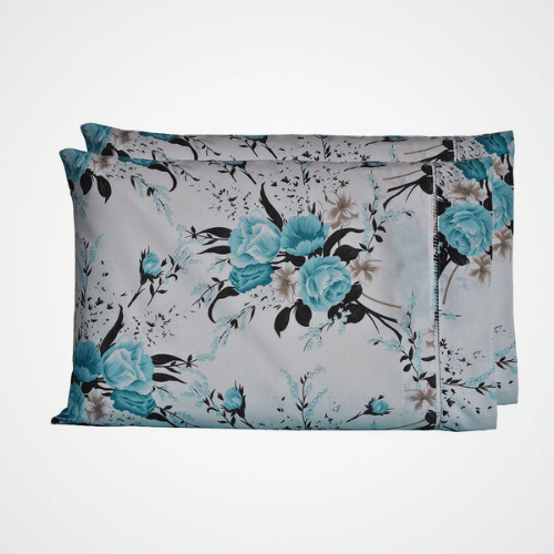 Par De Fronhas Esmeralda | 150 Fios | 100% Algodão | Azul Tiffany