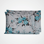 Par De Fronhas Esmeralda | 150 Fios | 100% Algodão | Azul Tiffany