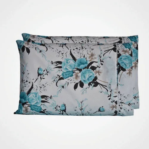 Par De Fronhas Esmeralda | 150 Fios | 100% Algodão | Azul Tiffany - Linhas & Lares