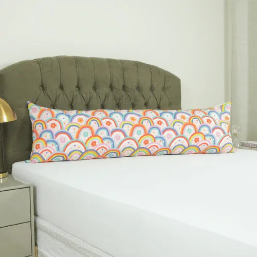 Fronha para Travesseiro de Corpo CozyTouch | Arco-íris - Linhas & Lares