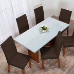 Capa para Cadeira Gel Flex | Kit com 6 | Marrom