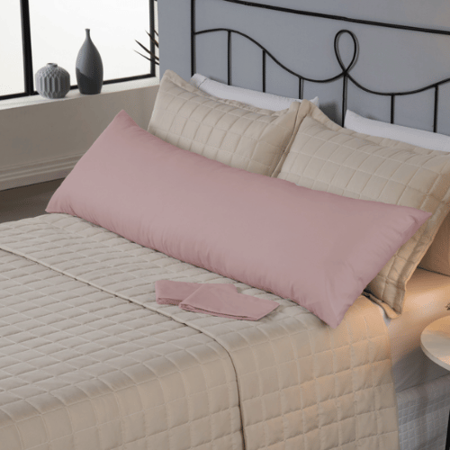 Capa para Travesseiro de Corpo PureTouch | Rosê