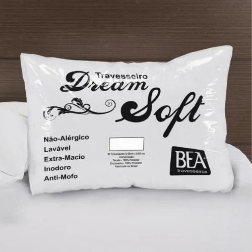 Travesseiro Dream Soft | Silicone | Micropercal Peletizado Extra Macio - Linhas & Lares