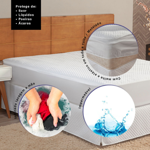 Protetor de Colchão Soft Care | Solteiro